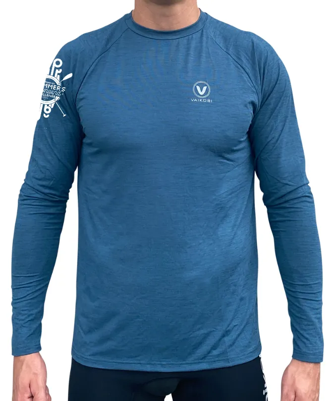 DRUMMERS - UV Performance L/S Tech Top - Ocean Blue - CUSTOM