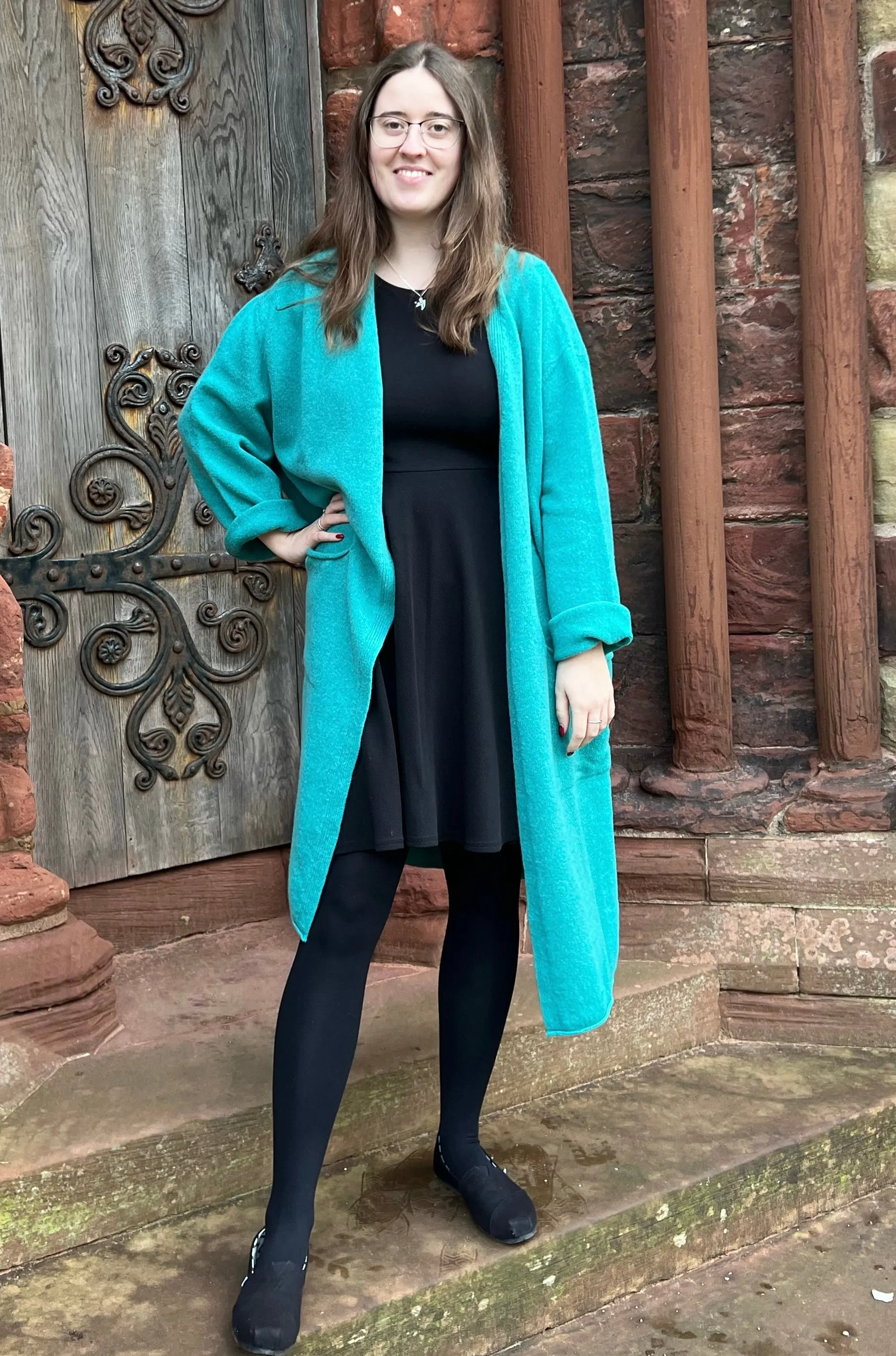 Eribé Corry Long Cardi Coat - Shamrock