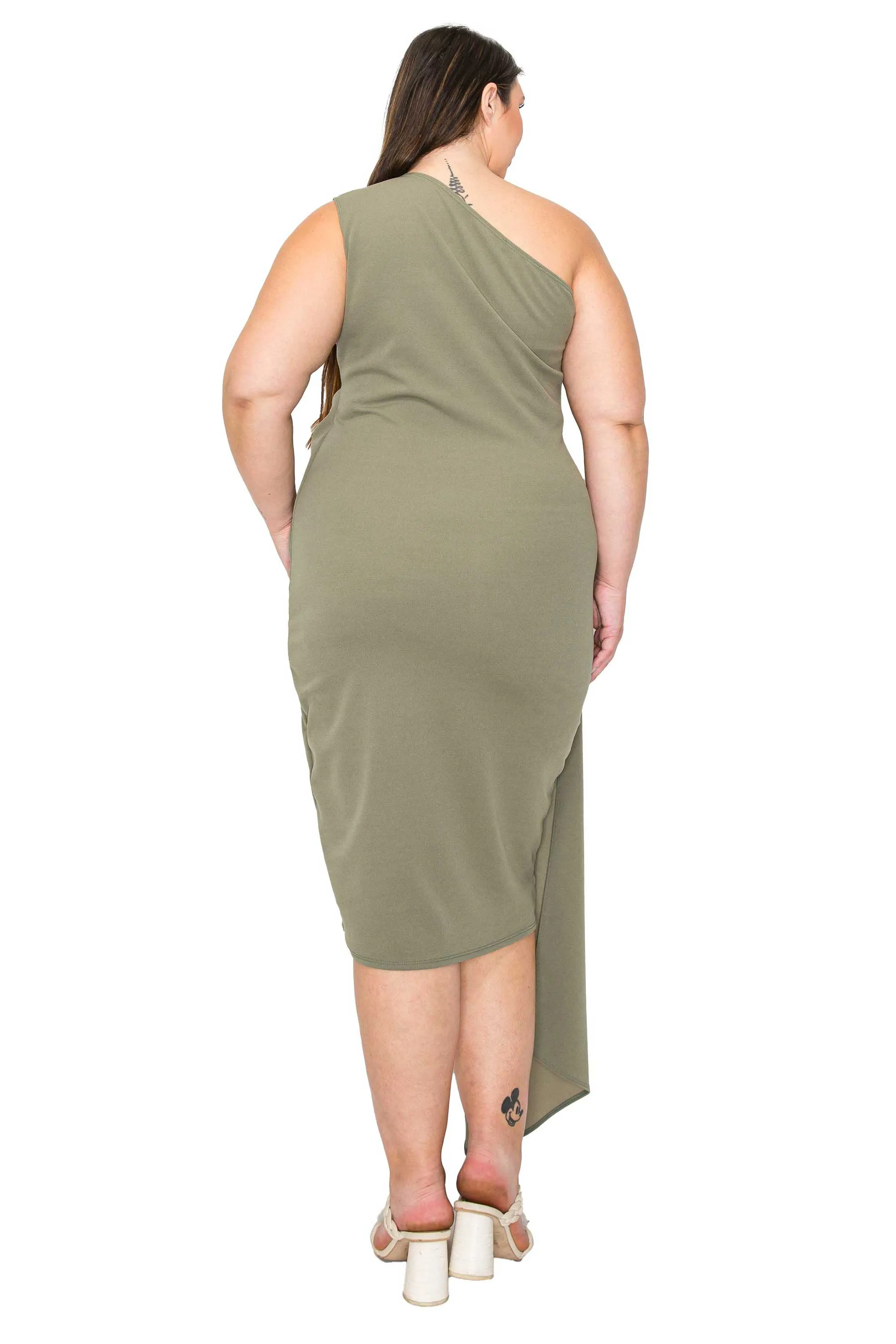 Esme Front Draped Sash Dress