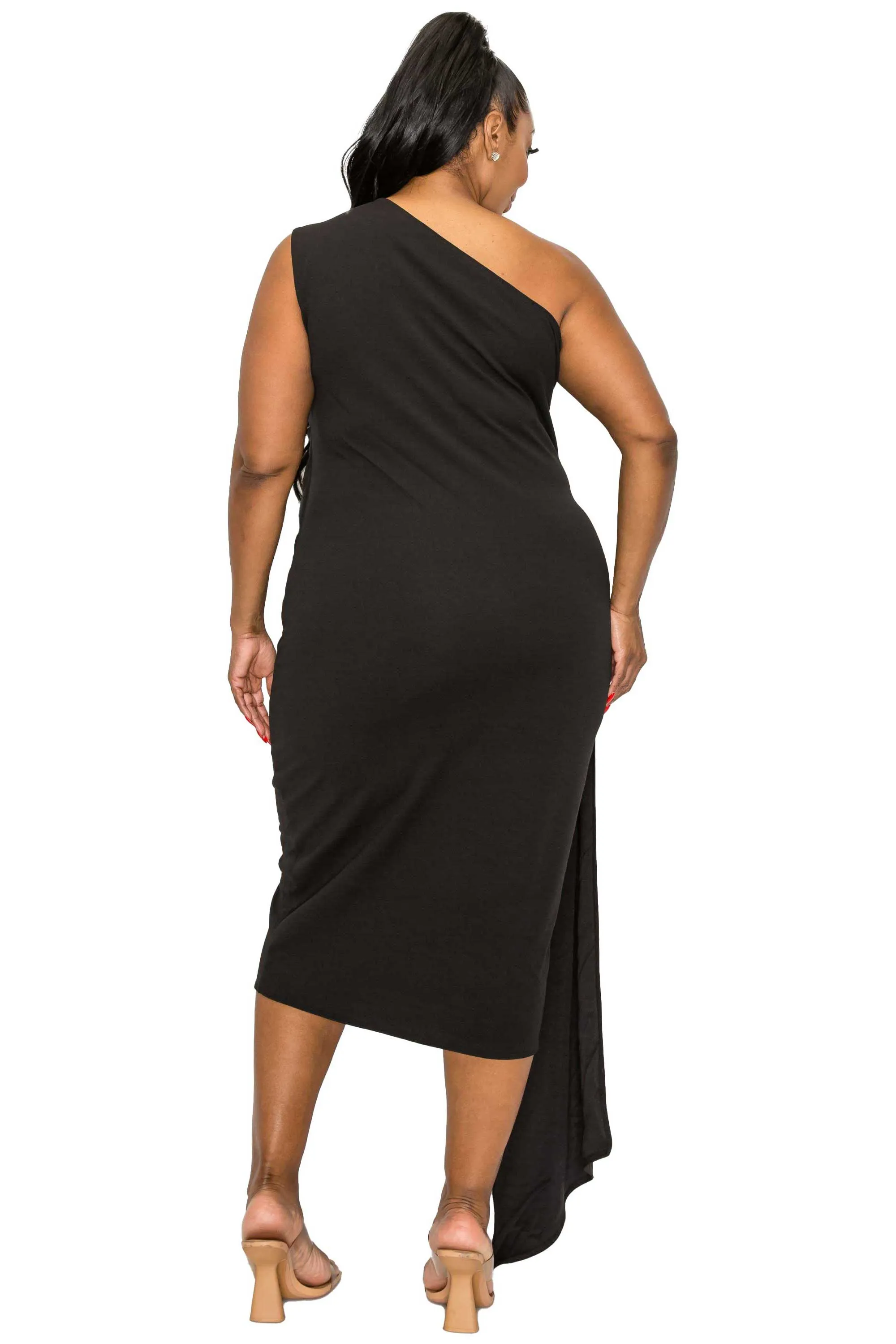 Esme Front Draped Sash Dress