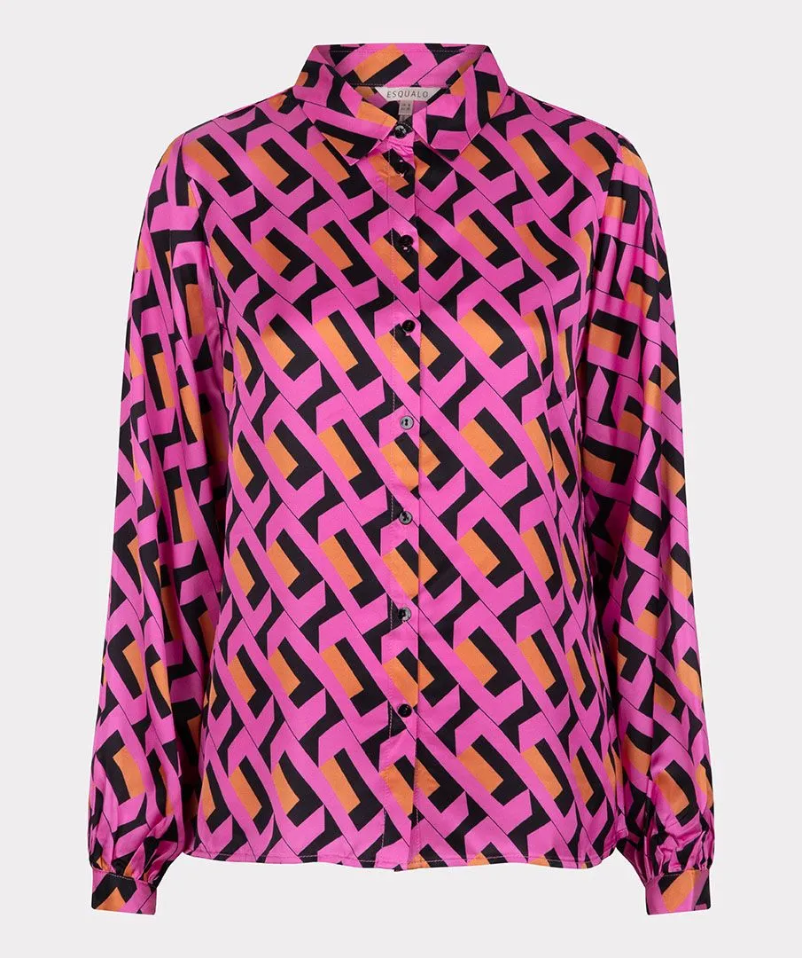 Esqualo Basic Geo Blouse