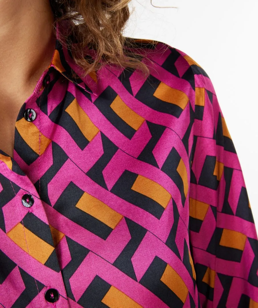 Esqualo Basic Geo Blouse