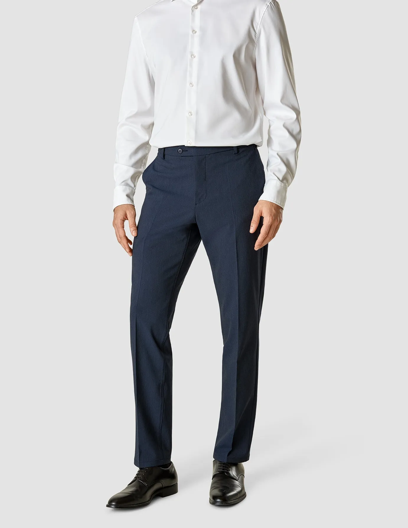 Essential Suit Pants Regular Navy Melange