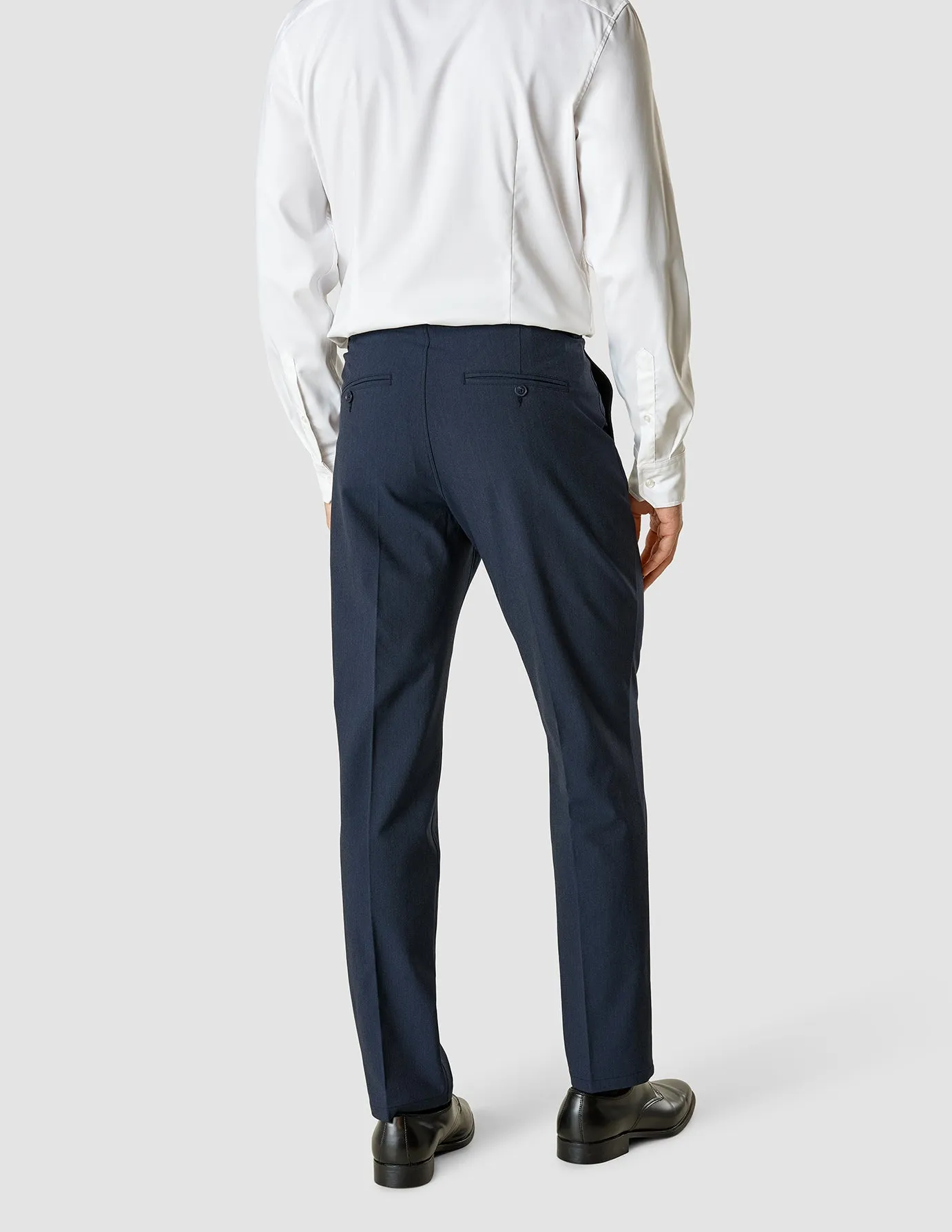 Essential Suit Pants Regular Navy Melange