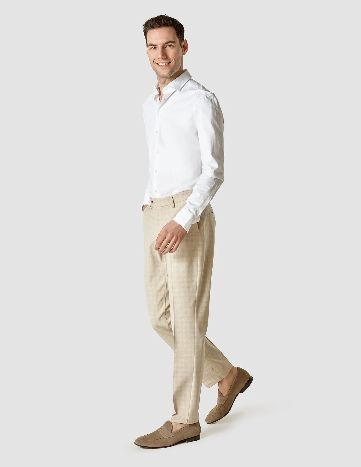 Essential Suit Pants Regular Warm Sand