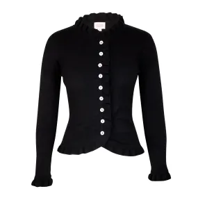 EV Sarah Cashmere Frill Cardigan