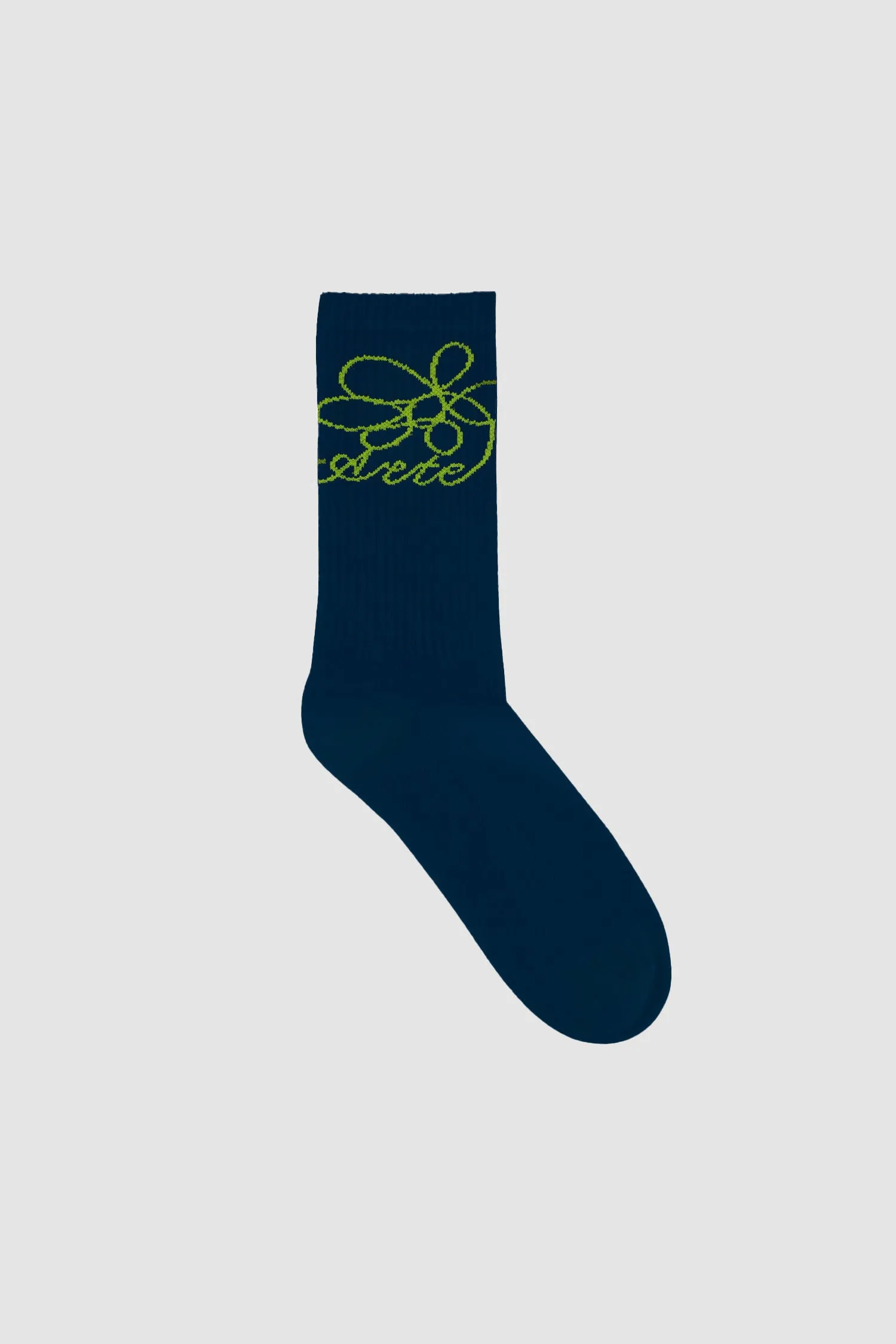 Flower Logo Socks - Navy