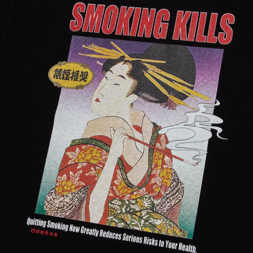 FR2 JAPAN Ukiyoe Smoking Tee Black