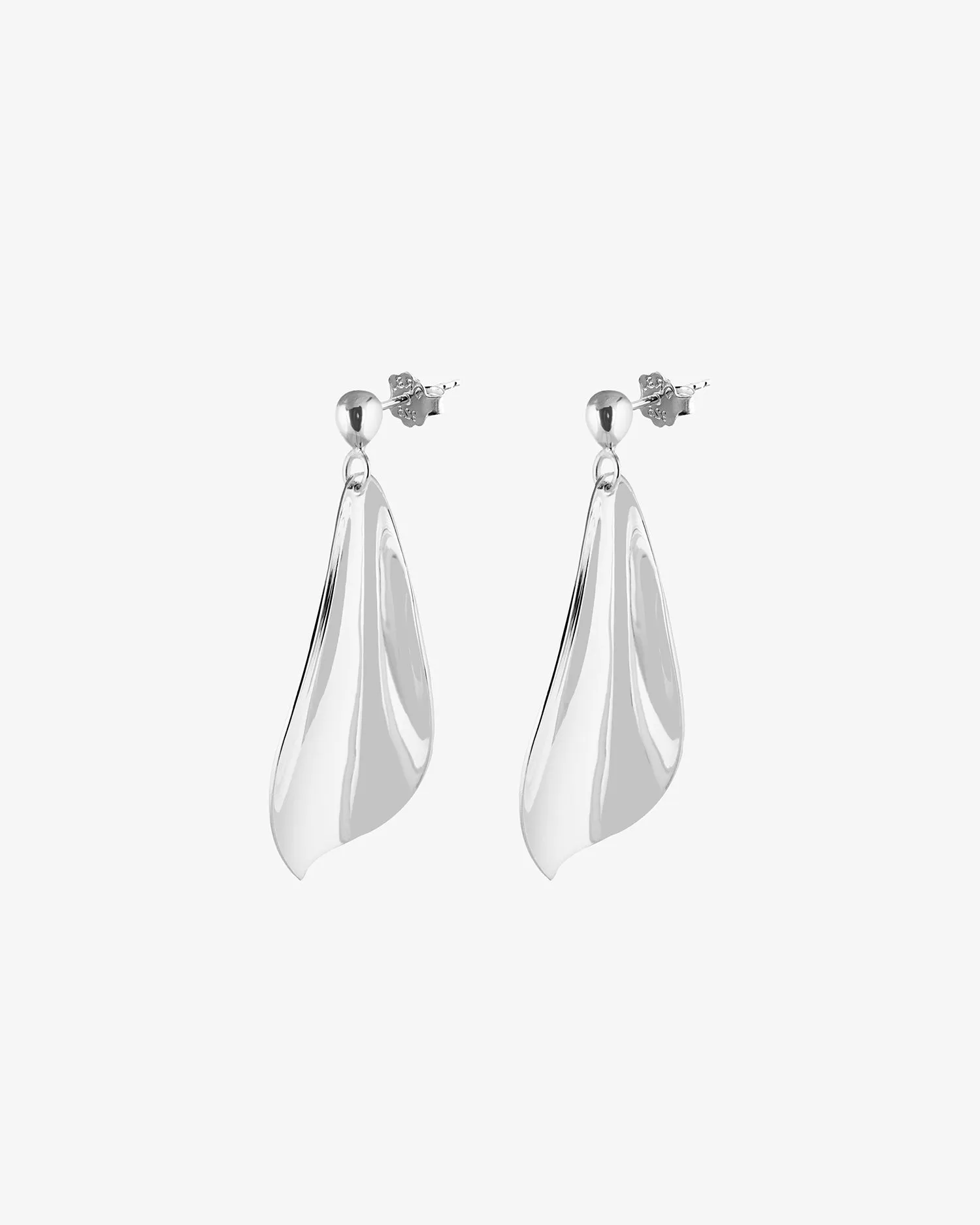 Gardenia earrings silver