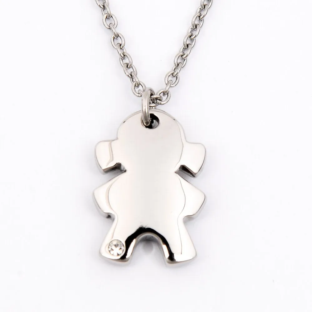 Girl Figure Necklace