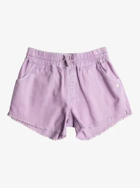 Girls 4-16 Scenic Route Twill Shorts - Crocus Petal