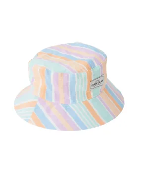 Goldie & Ace - Goldie Linen Bucket Hat Pastel Stripe