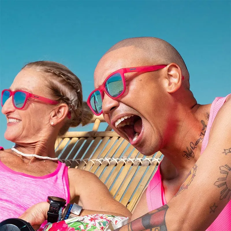 Goodr "Flamingos on a Booze Cruise" Polarized Sunglasses