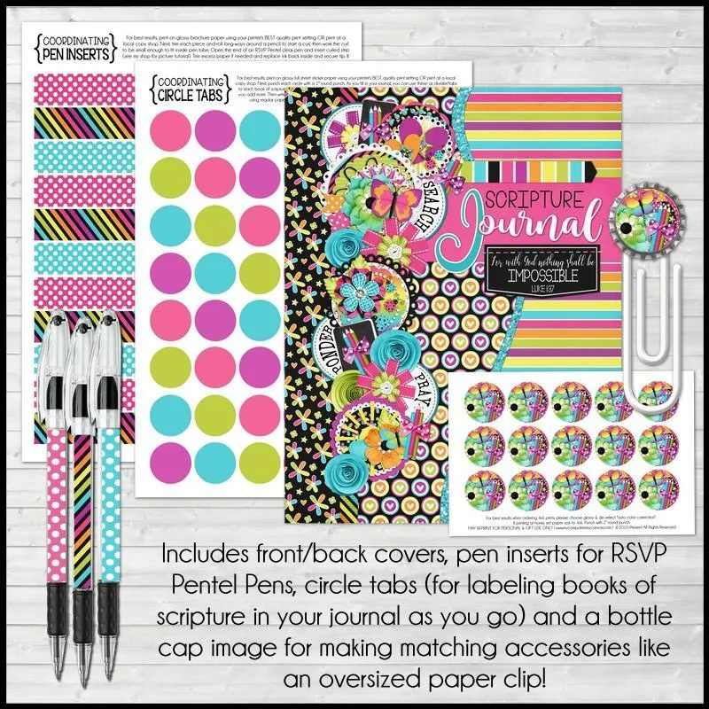 Gospel Journal Trio {BUNDLE} PRINTABLE