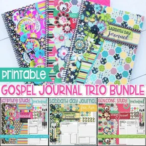 Gospel Journal Trio {BUNDLE} PRINTABLE