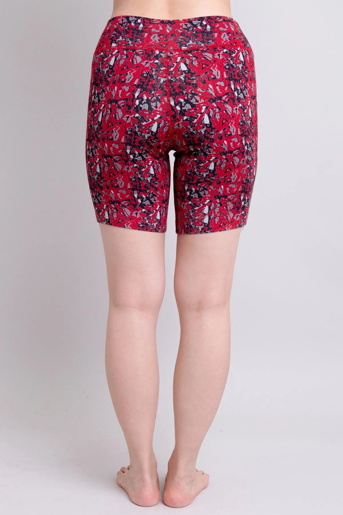 Hallie Shorts, Red Shards, Bamboo