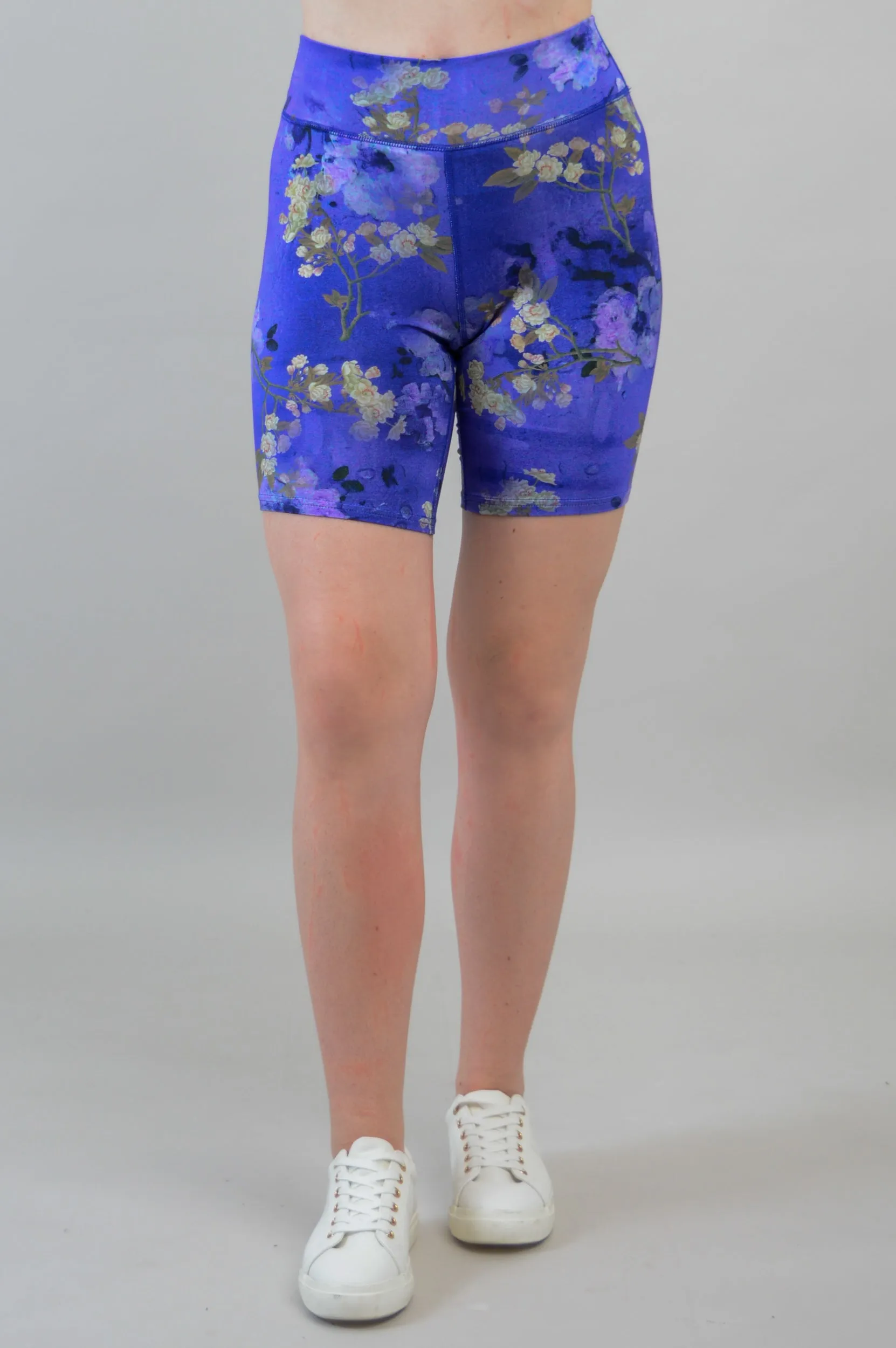 Hallie Shorts, Violet Garden, Bamboo