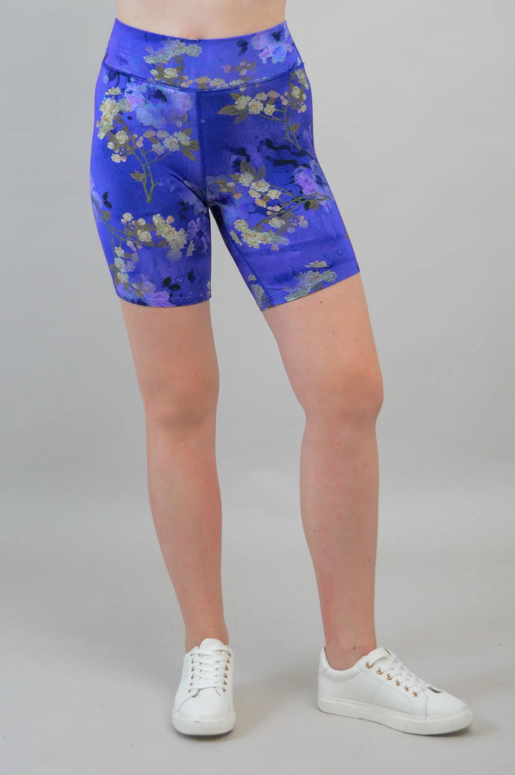 Hallie Shorts, Violet Garden, Bamboo