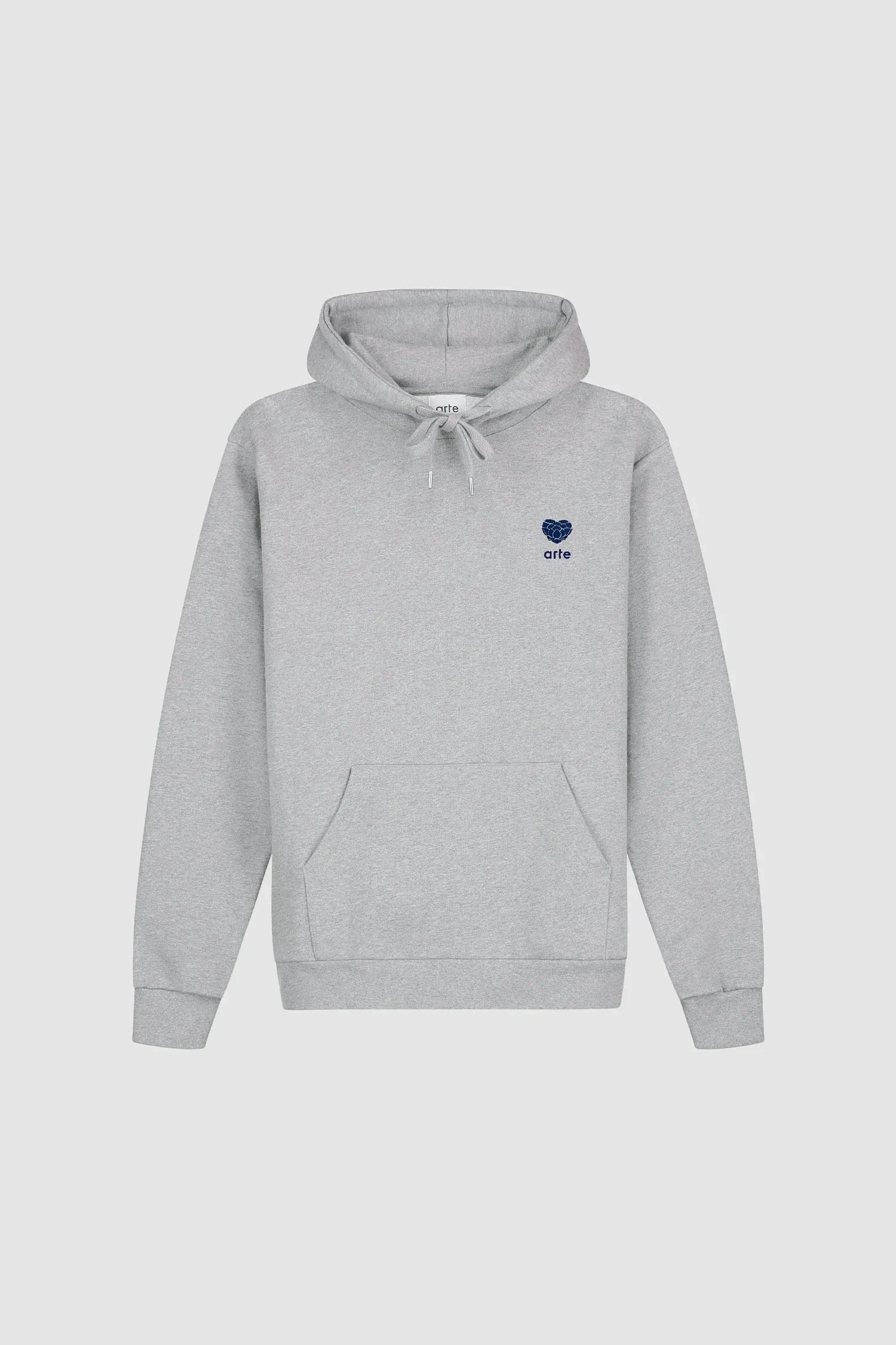 Heart Flower Hoodie - Grey