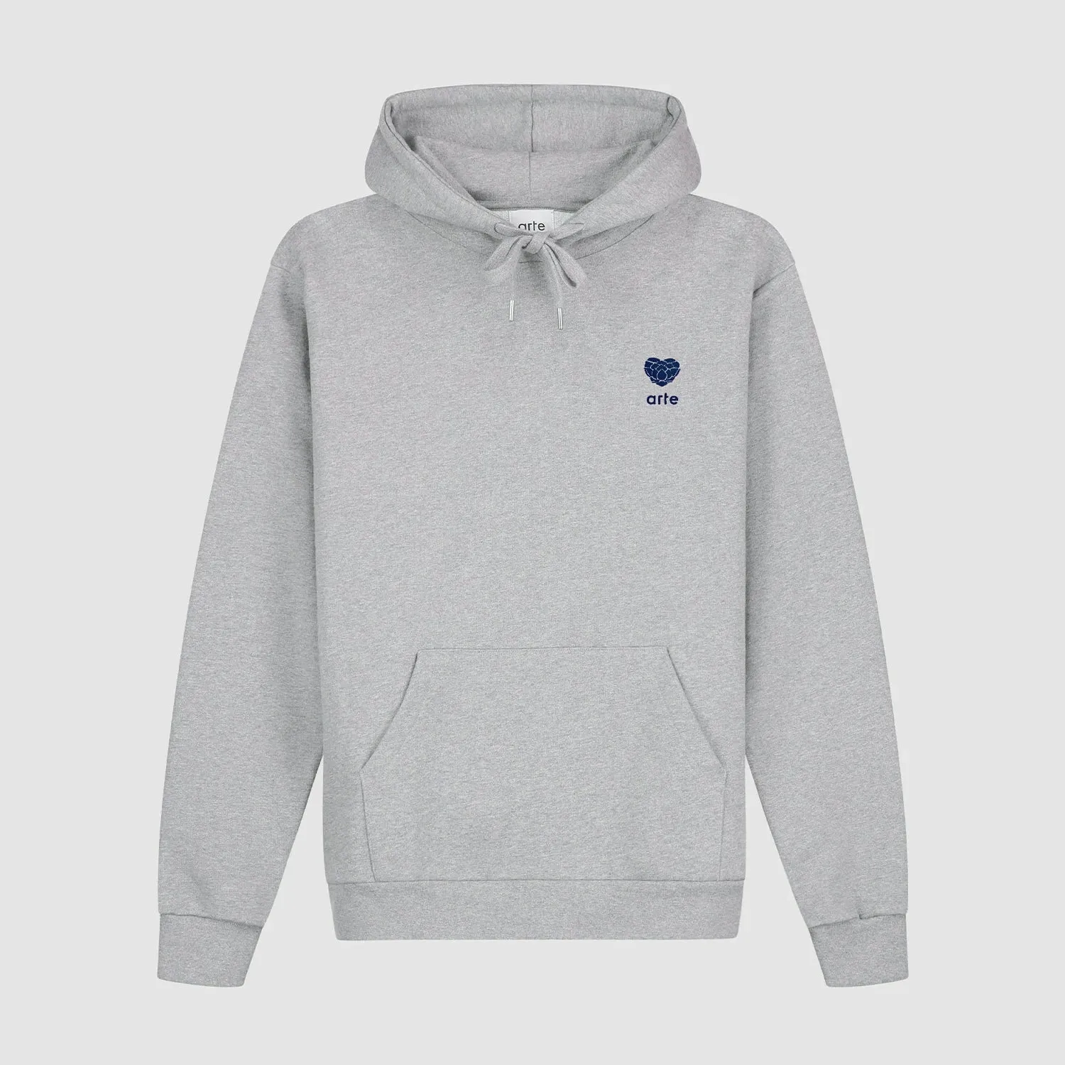 Heart Flower Hoodie - Grey