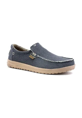 HEY DUDE Wally Stretch Mocassino Uomo Deep Blue 40124-4NL