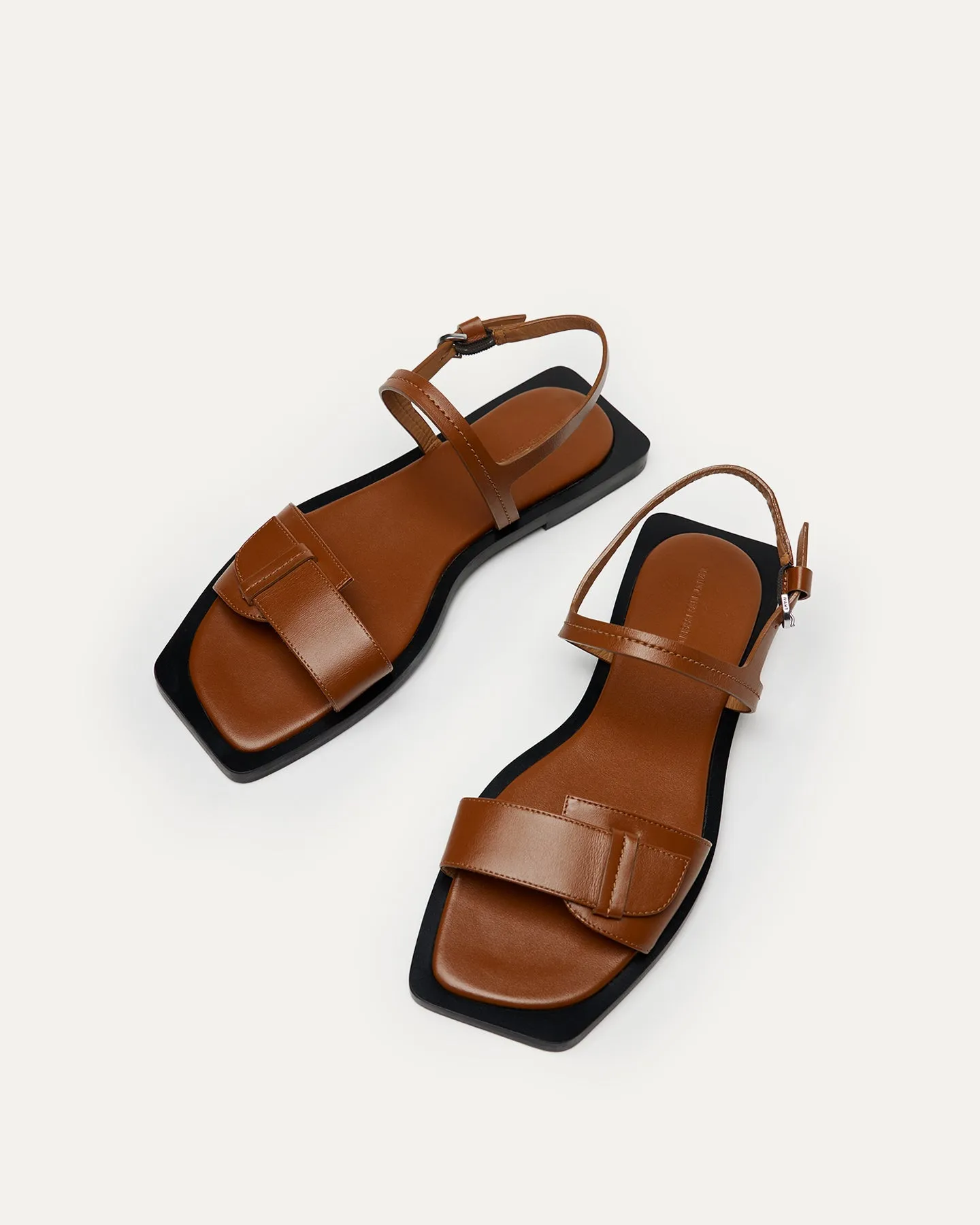 Holton Smooth Leather Flat Sandal