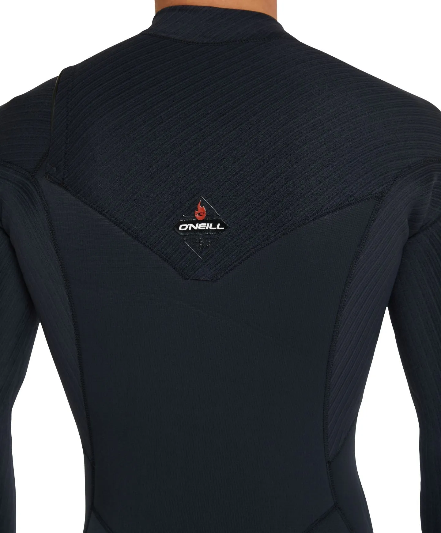 HyperFire 3/2mm Steamer Chest Zip Wetsuit - Black