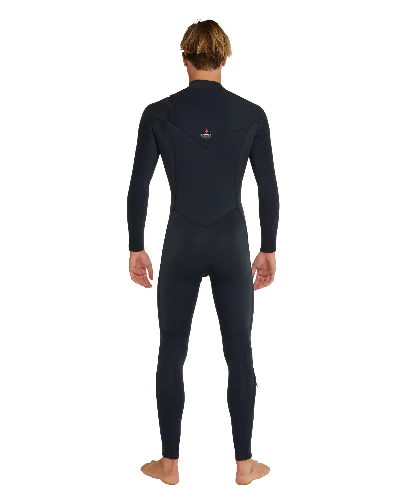 HyperFire 3/2mm Steamer Chest Zip Wetsuit - Black