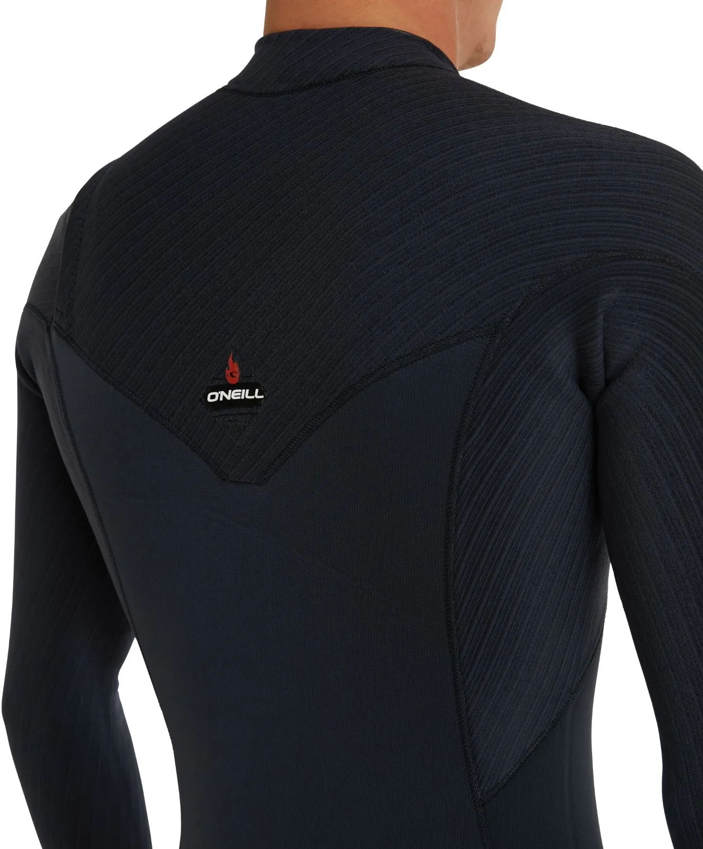 HyperFire 4/3mm Steamer Chest Zip Wetsuit - Black