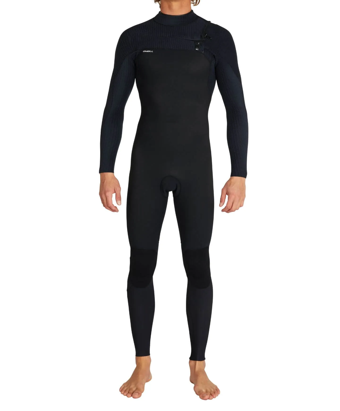 HyperFreak 2/2mm Steamer Chest Zip Wetsuit - Black