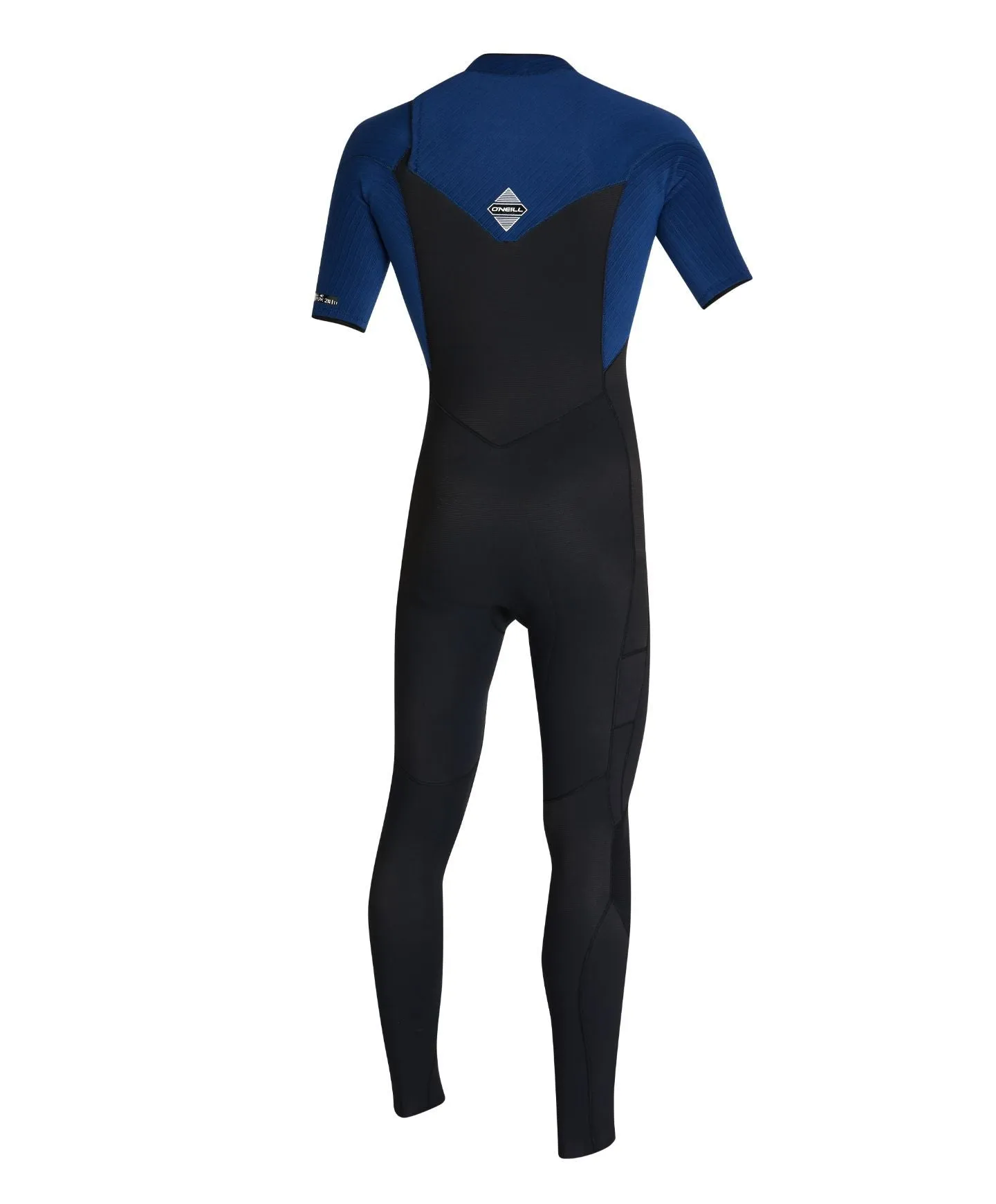 HyperFreak 2mm Short Arm Steamer Chest Zip Wetsuit - Black Marine