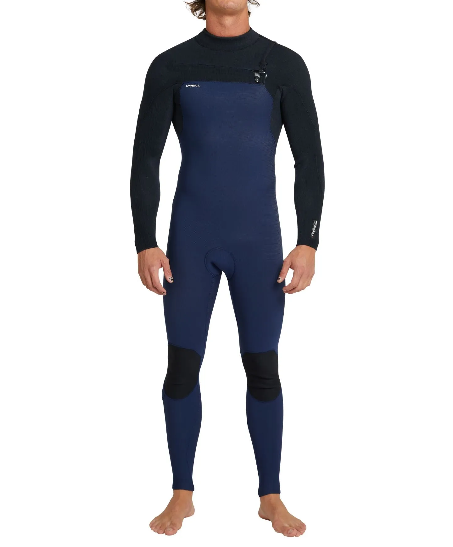 HyperFreak 4/3  Steamer Chest Zip Wetsuit - Navy