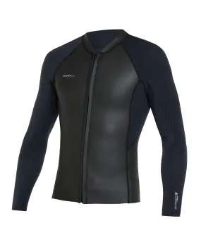 HyperFreak Front Zip Long Sleeve Wetsuit Jacket 2mm - Black