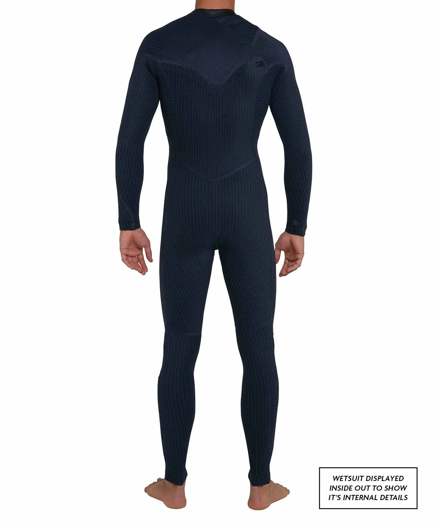 HyperFreak Zipless Comp 3/2mm Steamer Wetsuit - Gunmetal