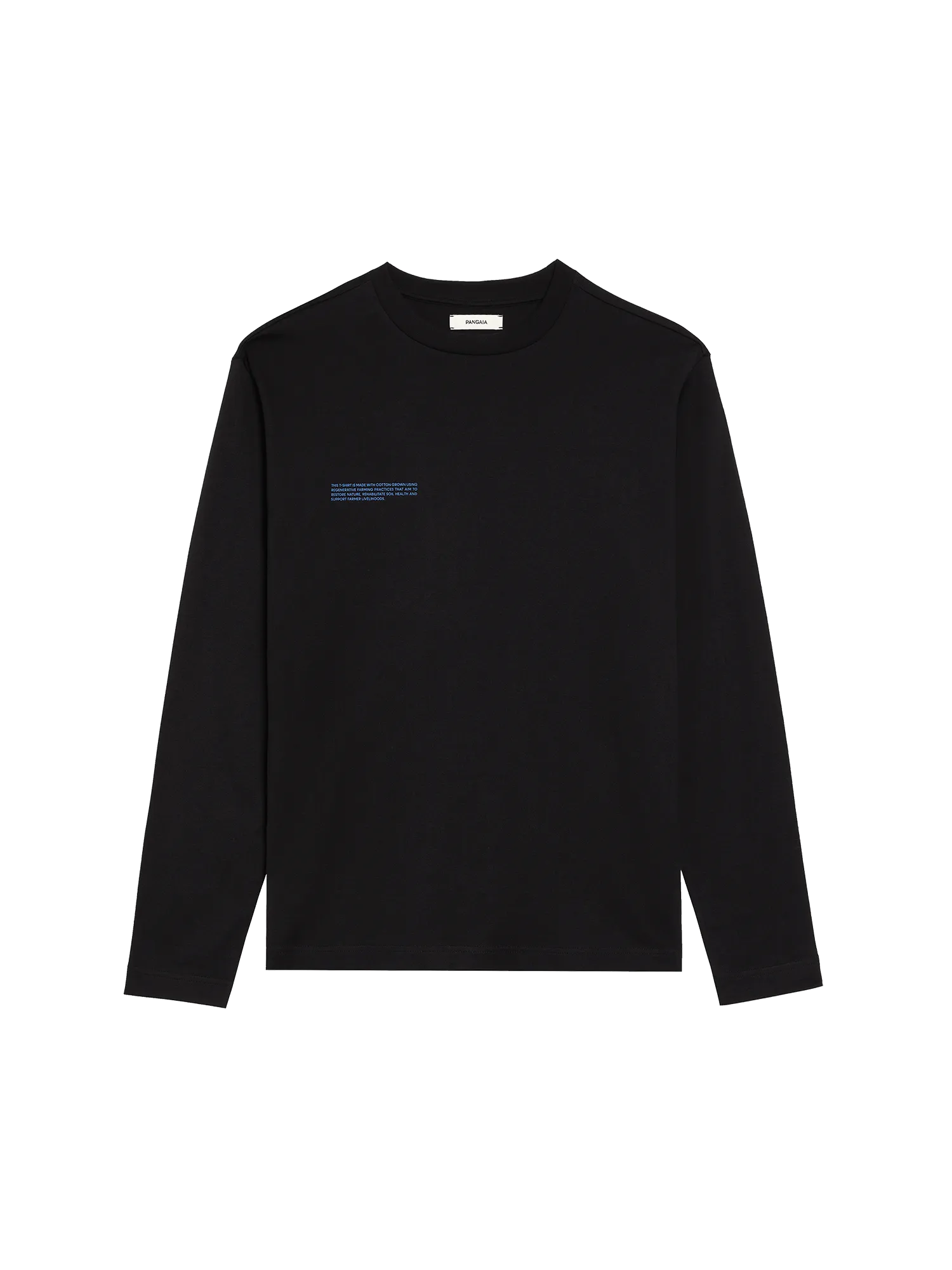 In Conversion Cotton Long Sleeve T-shirt—black