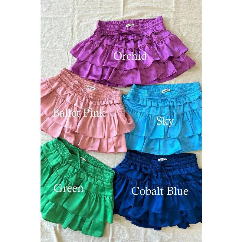 It's a Party Ruffle Tiered Skort