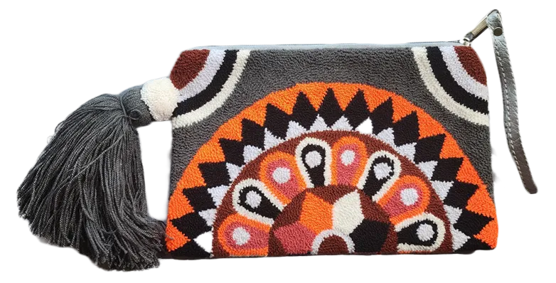 Ivanna Handmade Wayuu Punch-needle Clutch