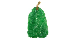 Jade Pendant -31.22ct A-Jade Burmese Carving