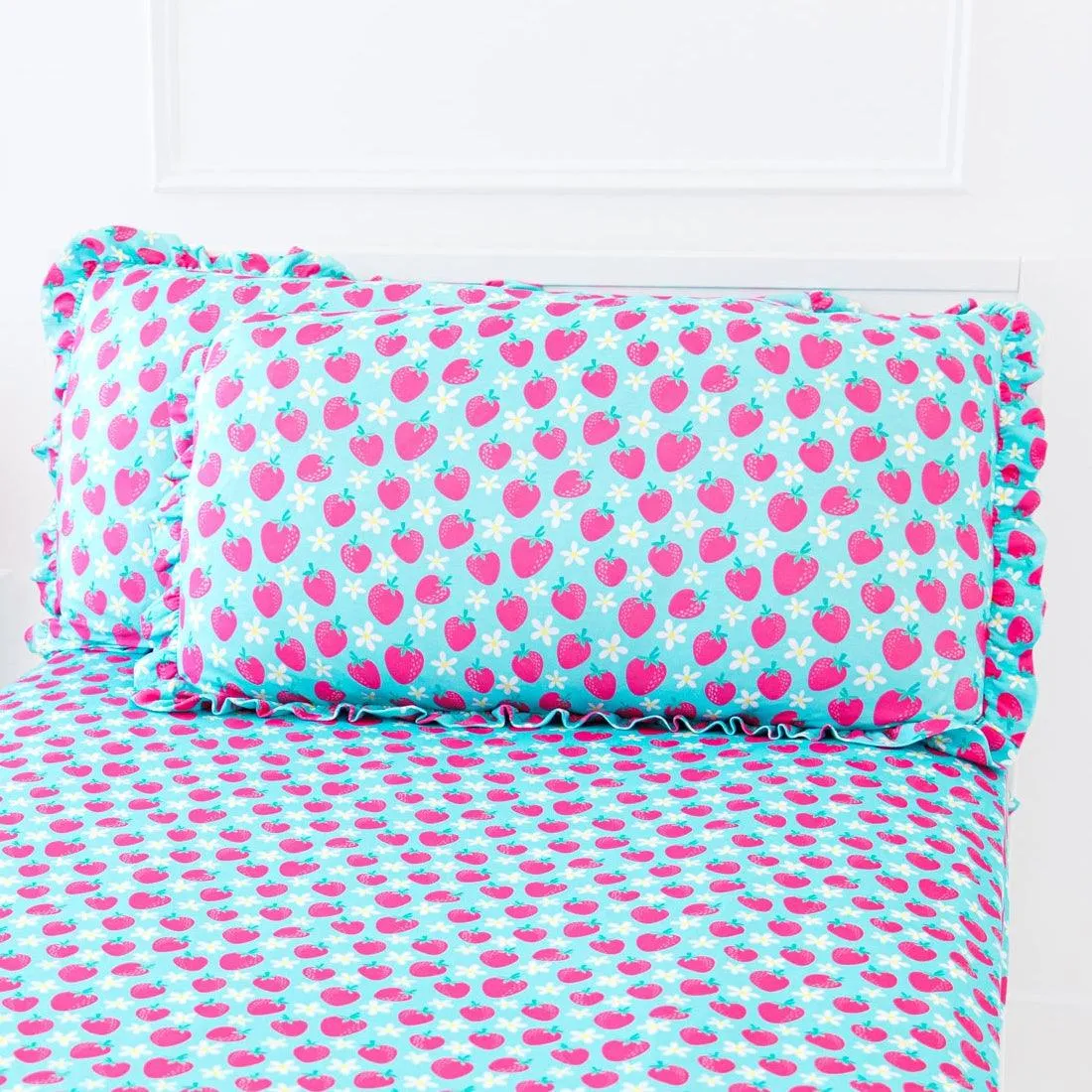 June Ruffle Zipper Pillowcase Set