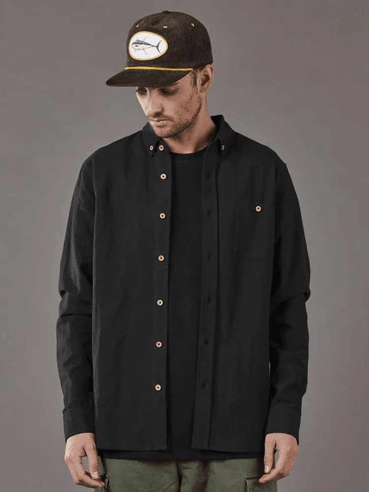 Just Another Fisherman Anchorage Shirt - Black