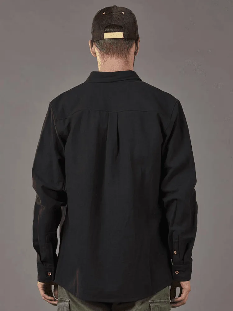 Just Another Fisherman Anchorage Shirt - Black