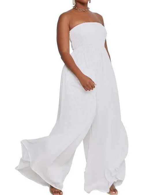 Just Right- Wide Leg Fashion Jumpsuit