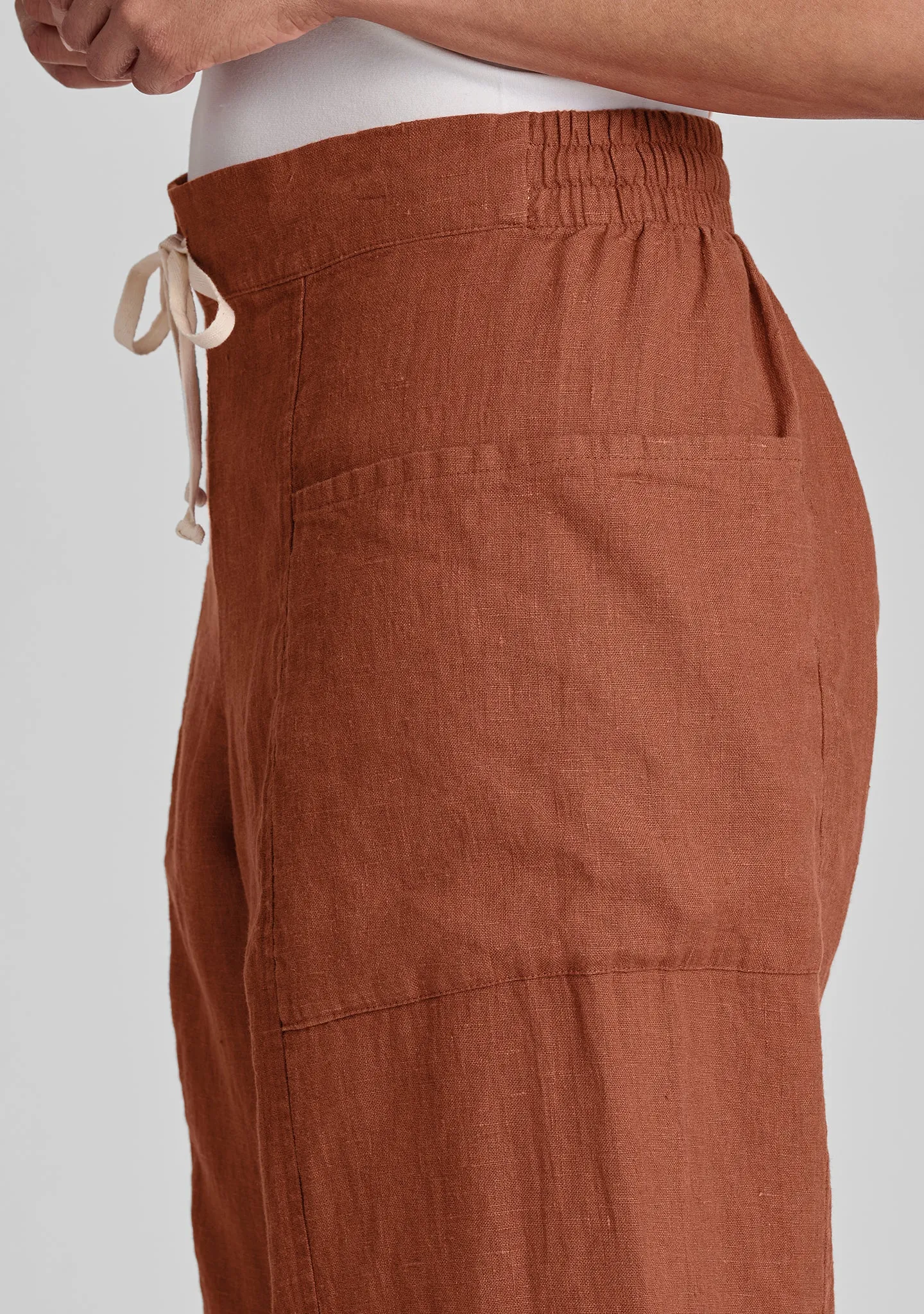 Keen Pant - Linen Drawstring Pants