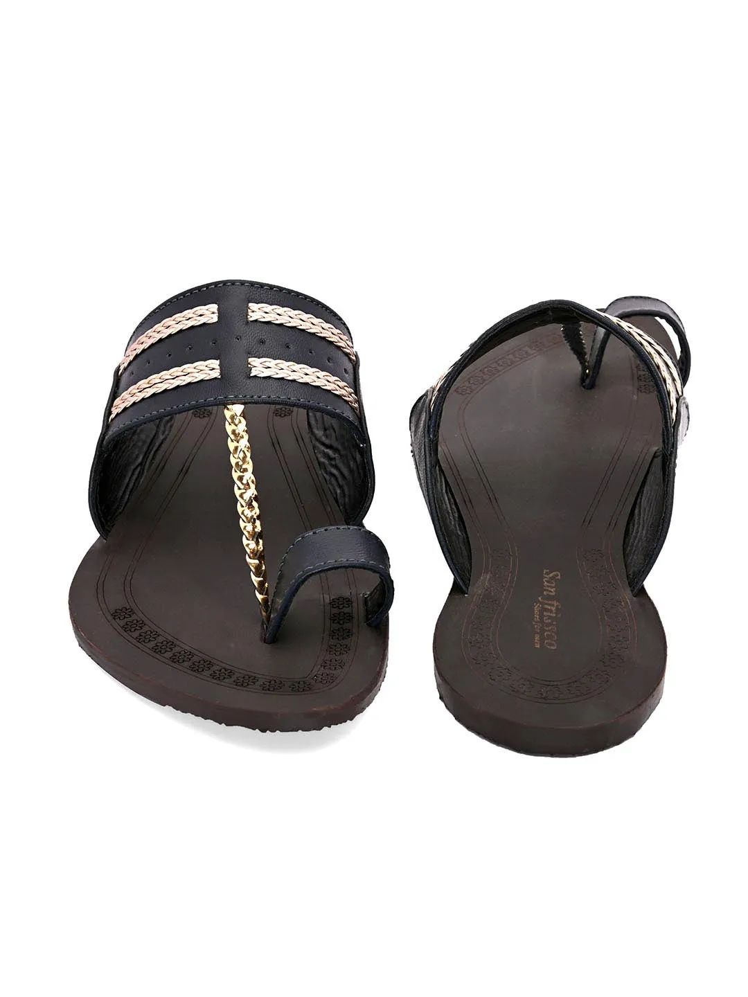 Khadi Ethnic Kolhapuri Slippers