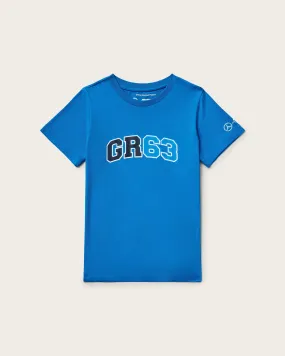 Kids George Russell Logo Tee Blue