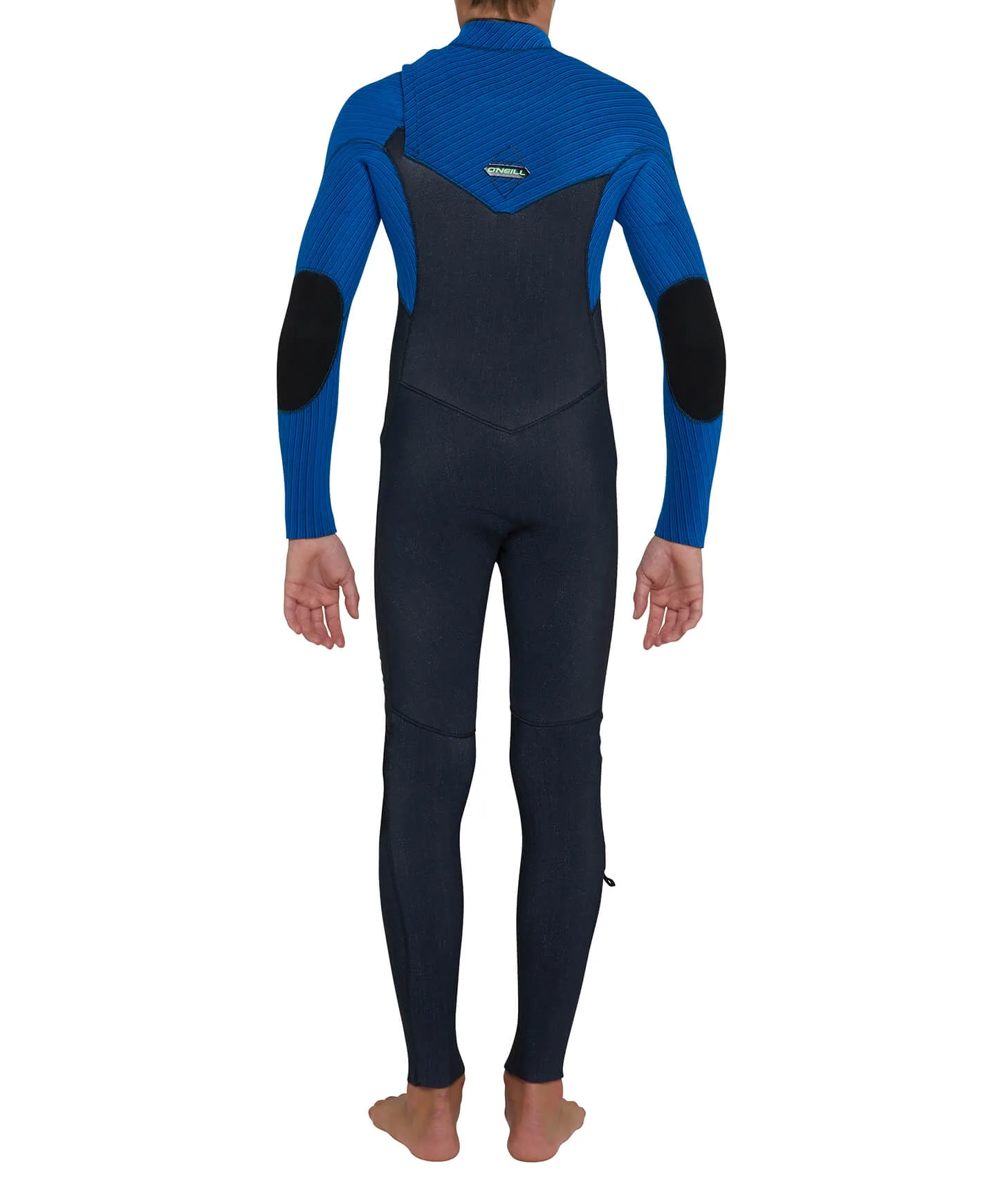 Kids HyperFreak 4/3  Steamer Chest Zip Wetsuit - Acid/Ultrablue