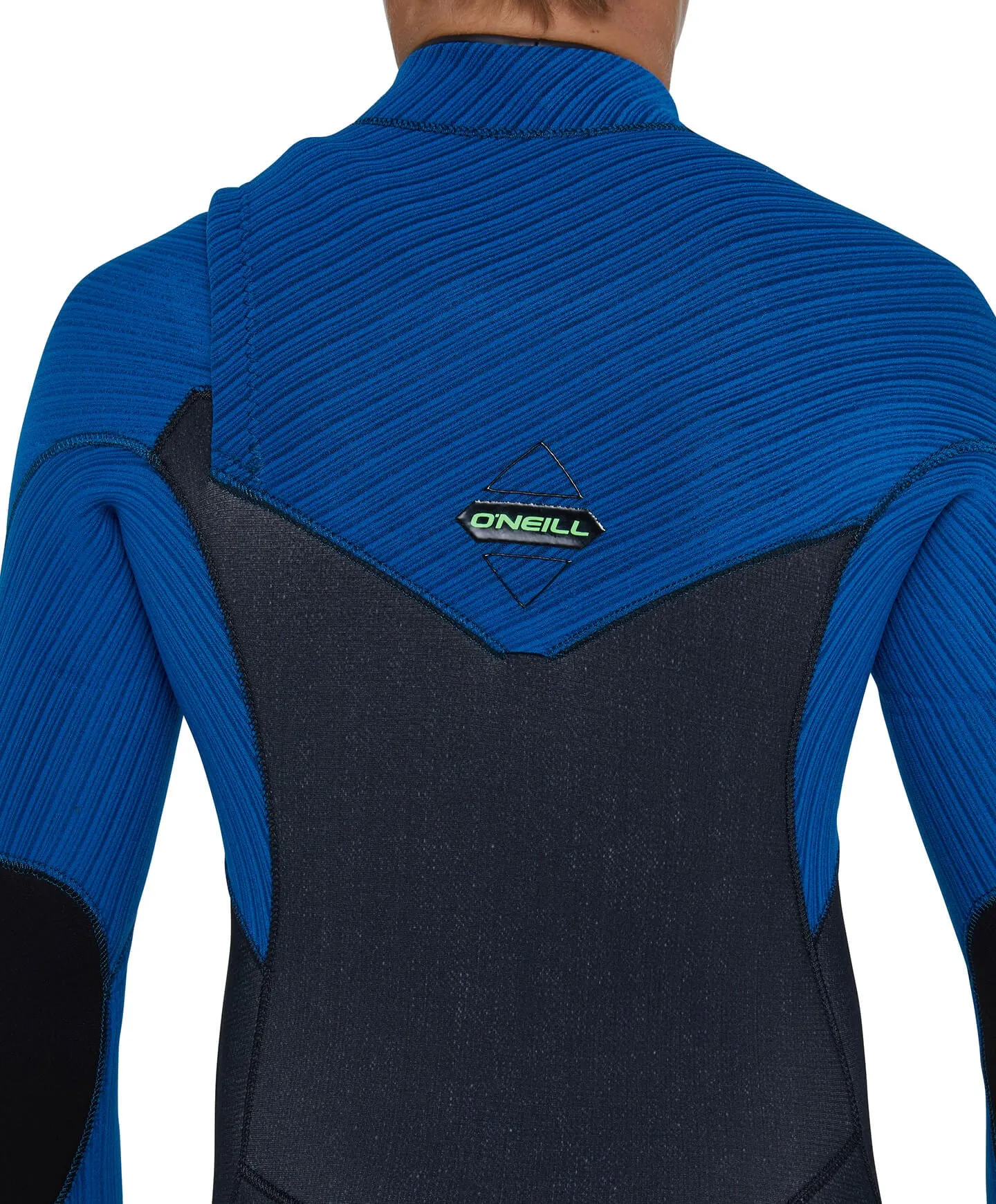 Kids HyperFreak 4/3  Steamer Chest Zip Wetsuit - Acid/Ultrablue