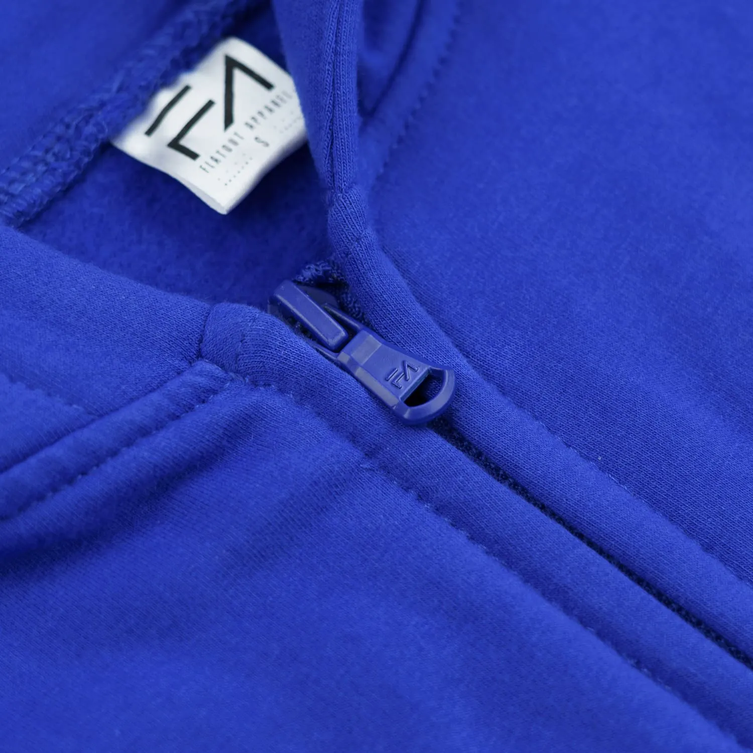 Kora Long Zipup Hoodie Royal Blue