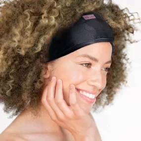 #L877 Satin Sleep Headband  (Black)