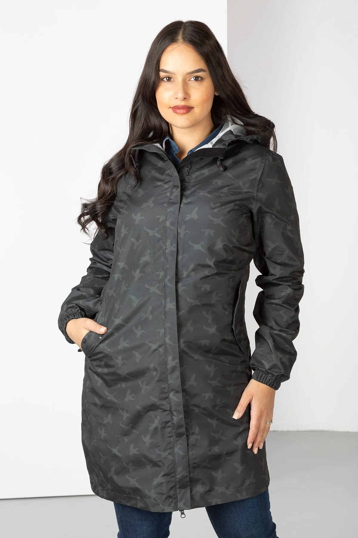 Ladies 3/4 Length Waterproof Jacket